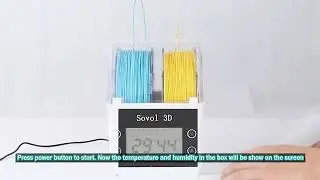 Sovol 2 Rolls Filament Dehydrator Spool Holder Filaments Dry Box for