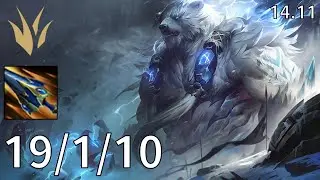 Volibear Jungle vs Karthus - EUW Challenger | Patch 14.11