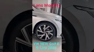 Volkswagen NEW Golf mk8 R-Line 2023 Reflex Silver 18 inch Bergamo wheels