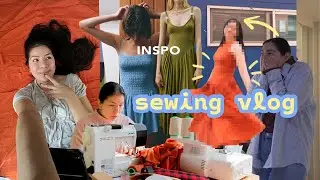 Surprising my friend with her dream dress ⊹₊⟡⋆ | sewing vlog | sew with me