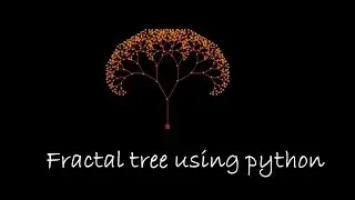 Fractal tree using python