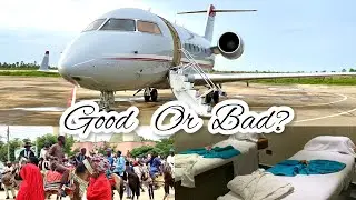 FLYING IN A PRIVATE JET FOR THE FIRST TIME | how to pamper yourself after work #northernnigeriavlog