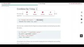 COP2000 5-2 Escape sequence and concatenation