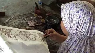 PROSES PEMBUATAN BATIK SIDOMUKTI PLAOSAN MAGETAN JAWA TIMUR