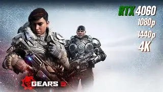 Gears 5 RTX 4060 FPS TEST | Gears of War 5 RTX 4060 & i5 12400F Benchmark 1080p/1440p/4K