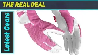 Gardening Gloves for Women - Best Leather Working Gloves for Yard Work