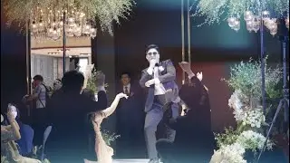 모두를 압도하는 신랑의 춤실력!!! 신랑입장 