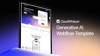 Cloudwhisper - Generative AI Webflow Template | BRIX Templates