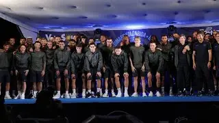 Presentazione Napoli a Dimaro 💙 Ecco la squadra 2024-2025, Conte infiamma la piazza!
