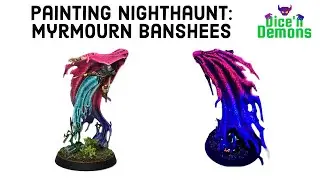 Painting Nighthaunt: Myrmourn Banshees