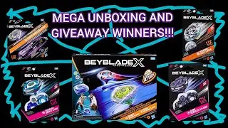 GIVEAWAY WINNERS, and the GRAND BEYBLADE X UNBOXING!