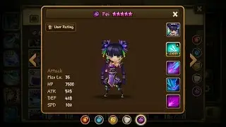 Summoners War - Fei (dark kung fu girl) damage test