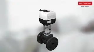 Danfoss Motorized Control Valves – 3D Animation & Function Overview | PinkSquare