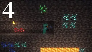 Calm Strip Mining - Minecraft Hardcore Longplay Episode 4