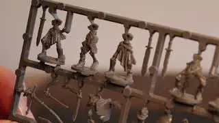 Kings of war Skeleton Regiment - Unboxing and scale comparison
