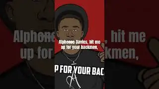 alphonso davies rap song #shorts #football #alphonsodavies