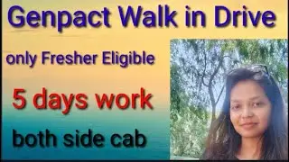 Genpact Walk In Drive | Genpact  job Role |Genpact walk in interview |Tech with Priti