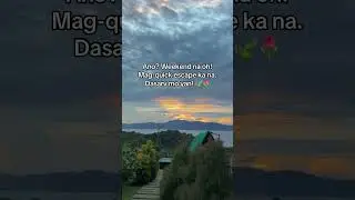 G na! 🍃 #travel #camping #trip #escape #camp #sunset #overlookingview #overlooking