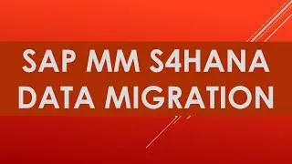 SAP DATA CONVERSION LSMW | Data Uploading in SAP | data migration sap mm