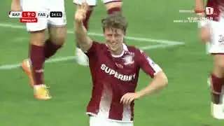 GOOOL! Rapid &ndash; Farul 1-0. Emmers &icirc;nscrie cu o super execuție și aruncă &icirc;n aer tribunele pe Giulești