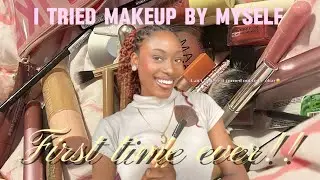 CLEAN GIRL MAKEUP ATTEMPT FOR BROWN GIRLS |SIMPLE EVERYDAY MAKEUP