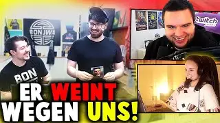Matteo mag das Geschenk von STEVE und mir nicht! 😪 REAKTION auf BONJWA Paket Unboxing | TrilluXe