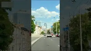 Downtown Kyiv #drivingvideo #automobile #travel #drivingtour