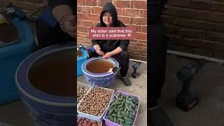 man sells fake gems $100 🔮 #crystals #gemstone #jade #rock