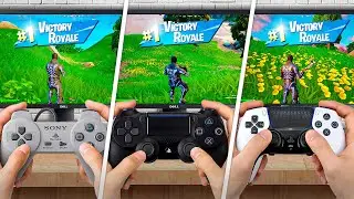 Я выиграл в Fortnite на ВСЕХ контроллерах PlayStation