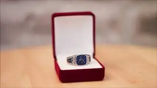 Silver Masonic Ring - Master Mason Ring Blue Lodge 3rd Degree Masonic Ring - Plumb and Trowel