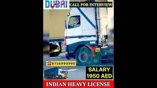 WORK IN DUBAI TRUCK DRIVER FIND JOBS IN DUBAI INTERVIEWS IN DUBAI #uae #dubai #truck