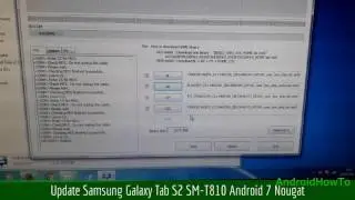 Update Samsung Galaxy Tab S2 SM-T810 Android 7 Nougat