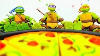 Las Tortugas Ninja y el Laberinto. Juguetes de Ninja Turtles in Spanish