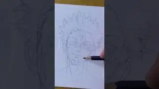 How to Draw Anime Sukuna Jujutsu Kaisen Smiles 1 #anime #art #drawing #draw #drawingtutorial #artist