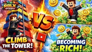 Becoming rich with Roblox climb and Jump tower #rblxofficials #roblox #robloxgames #rblxofficials
