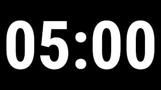 5 Minute Timer with Alarm | No Ads