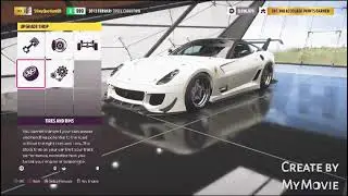 Forza horizon 5 ferrari 599XX evolution 270 mph+ tune