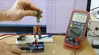 TLC549CP ADC SPI Bus Control by Arduino UNO