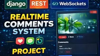 Instagram-Like Image Sharing App using Django, DRF & WebSockets | Full Stack Project