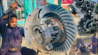 How to Repair Truck Differential Gear 🚚 Restoration of Manual Transmission Gearbox Pakistan Truck