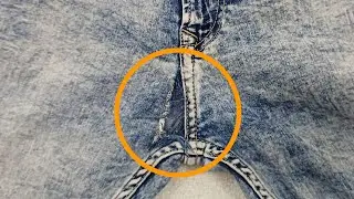 Sewing Idea💡: Jeans Ko Rafu Karne Ka Tarika//How To Invisibly Fix A Hole On Your Jeans