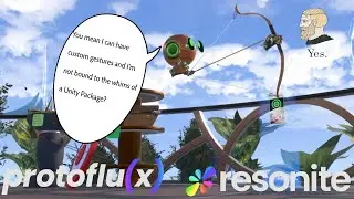 Resonite! Intro to Protoflux. Setting Up Simple Custom Avatar Gestures!