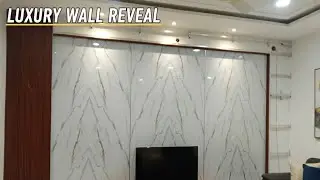 Stop Using Plain Paint! Try This Marble Wall Design Instead#InteriorDesign2026 