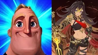 The BEST Dark Skinned Waifus | Mr Incredible becoming Canny Meme