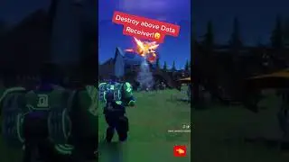 Destroy structures above a Data Receiver, then collect its Data Location! 🤩 Fortnite Resistance Wk3