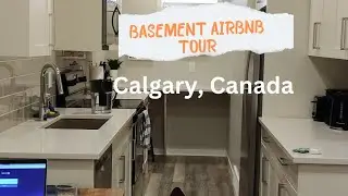 Basement apartment tour | Airbnb | CALGARY Canada | Vlog