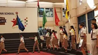 #gems our own indian school #investitureceremony #kruthi Aries house leader #Disperse