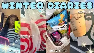 WINTER DIARIES ❄️🛍️ || secret santa, haul, target run, starbucks + more!