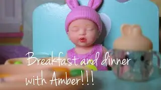 Asmr breakfast and dinner with Amber!!!