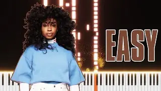 SZA - Kill Bill | EASY Piano Tutorial